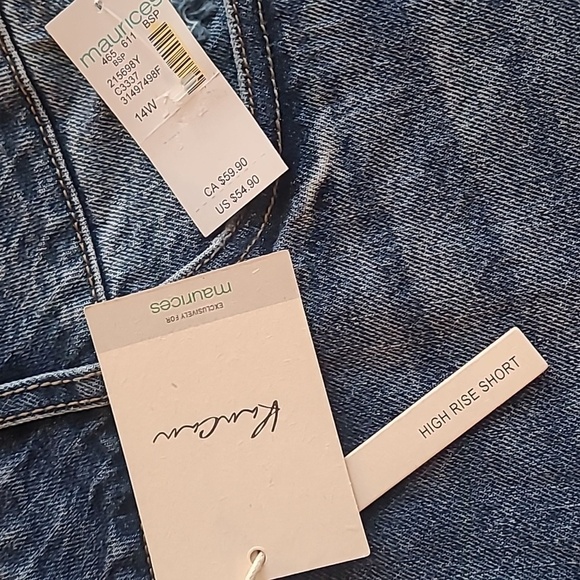 Maurice's high rise distressed short - Picture 2 of 7